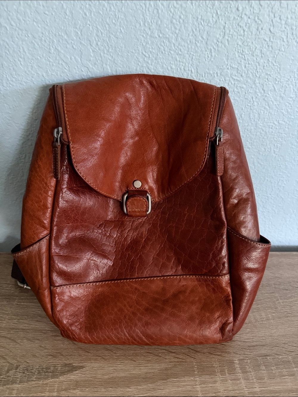 Jack Georges Leather Backpack Bag